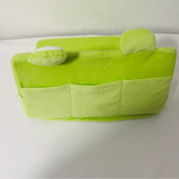 Kids IPad/Tablet & Book Pillow Stand Holder Lap Soft Green Frog Perfect EUC - Picture 4 of 7